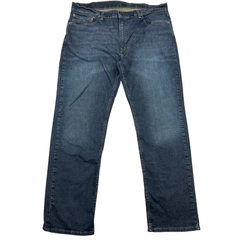 Levis 559 Relaxed Straight Jeans Mens 38x32 Dark Wash Blue Denim 00559-0457